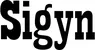 Produktbeispiel Schriftzug - Sigyn