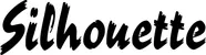 Produktbeispiel Schriftzug - Silhouette