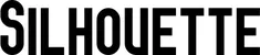 Produktbeispiel Schriftzug - Silhouette
