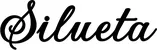 Produktbeispiel Schriftzug - Silueta