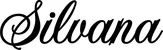 Produktbeispiel Schriftzug - Silvana