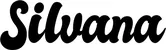 Produktbeispiel Schriftzug - Silvana