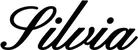 Produktbeispiel Schriftzug - Silvia