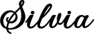 Produktbeispiel Schriftzug - Silvia