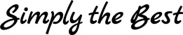 Produktbeispiel Schriftzug - Simply the Best