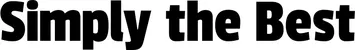 Produktbeispiel Schriftzug - Simply the Best