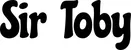 Produktbeispiel Schriftzug - Sir Toby