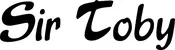Produktbeispiel Schriftzug - Sir Toby