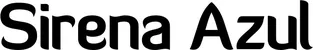 Produktbeispiel Schriftzug - Sirena Azul
