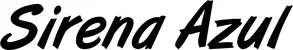 Produktbeispiel Schriftzug - Sirena Azul