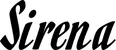 Produktbeispiel Schriftzug - Sirena