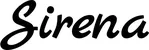 Produktbeispiel Schriftzug - Sirena