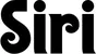 Produktbeispiel Schriftzug - Siri