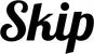 Produktbeispiel Schriftzug - Skip