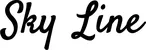 Produktbeispiel Schriftzug - Sky Line
