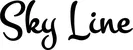 Produktbeispiel Schriftzug - Sky Line