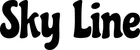 Produktbeispiel Schriftzug - Sky Line