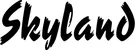Produktbeispiel Schriftzug - Skyland
