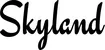 Produktbeispiel Schriftzug - Skyland