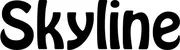 Produktbeispiel Schriftzug - Skyline
