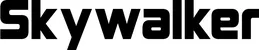 Produktbeispiel Schriftzug - Skywalker