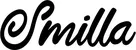 Produktbeispiel Schriftzug - Smilla