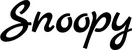 Produktbeispiel Schriftzug - Snoopy
