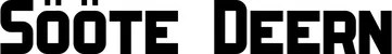 Produktbeispiel Schriftzug - Sööte Deern