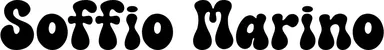 Produktbeispiel Schriftzug - Soffio Marino