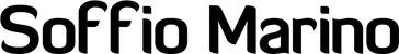 Produktbeispiel Schriftzug - Soffio Marino