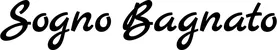 Produktbeispiel Schriftzug - Sogno Bagnato