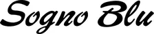 Produktbeispiel Schriftzug - Sogno Blu