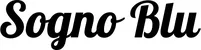 Produktbeispiel Schriftzug - Sogno Blu