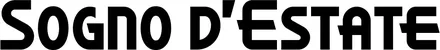 Produktbeispiel Schriftzug - Sogno d'Estate