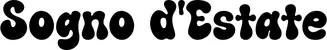 Produktbeispiel Schriftzug - Sogno d'Estate