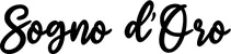 Produktbeispiel Schriftzug - Sogno d’Oro