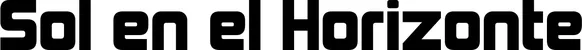 Produktbeispiel Schriftzug - Sol en el Horizonte