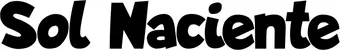 Produktbeispiel Schriftzug - Sol Naciente