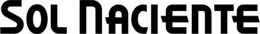Produktbeispiel Schriftzug - Sol Naciente