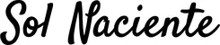 Produktbeispiel Schriftzug - Sol Naciente
