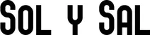 Produktbeispiel Schriftzug - Sol y Sal