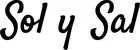 Produktbeispiel Schriftzug - Sol y Sal