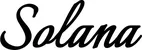 Produktbeispiel Schriftzug - Solana