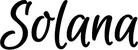 Produktbeispiel Schriftzug - Solana