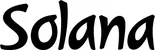 Produktbeispiel Schriftzug - Solana