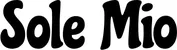Produktbeispiel Schriftzug - Sole Mio