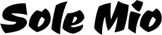 Produktbeispiel Schriftzug - Sole Mio