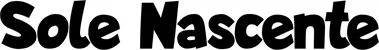 Produktbeispiel Schriftzug - Sole Nascente