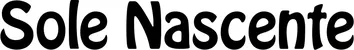 Produktbeispiel Schriftzug - Sole Nascente