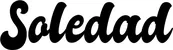 Produktbeispiel Schriftzug - Soledad